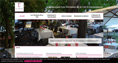 Desktop Screenshot of lesterrassesdelacite.com